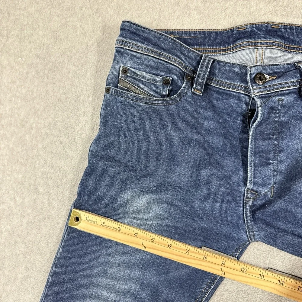 Diesel Safado-R Jeans Men 29x32 Blue Slim Straight Stretch‎ Medium Wash RC79I